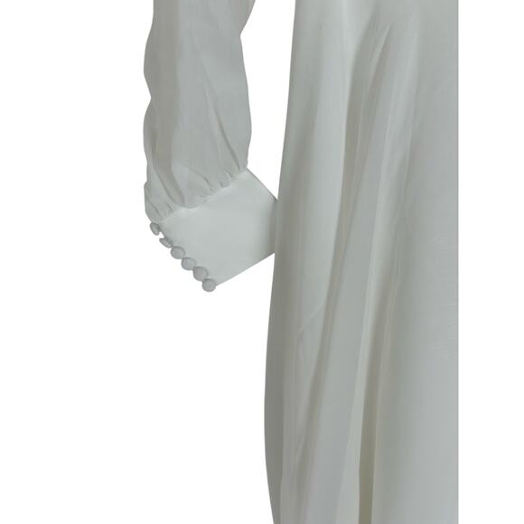 JJ's House Ivory Chiffon Long Sleeve Formal Dress – Size 4 – NWT - Picture 5 of 7